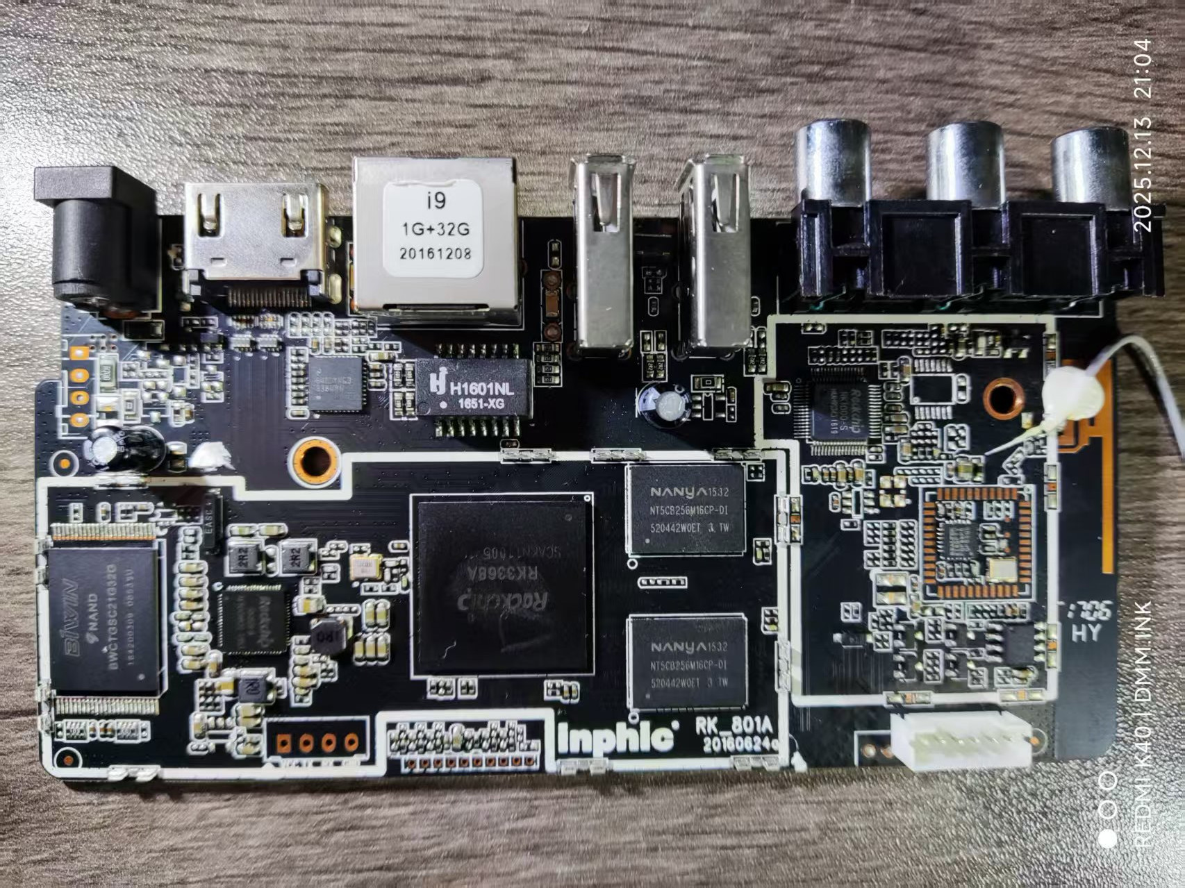 英菲克i9（瑞芯微RK3368A芯片-wifi芯片RTL8189FTV）线刷固件-可救砖